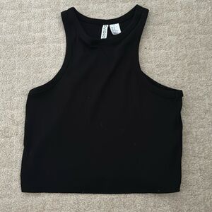 Divided Black TangTop